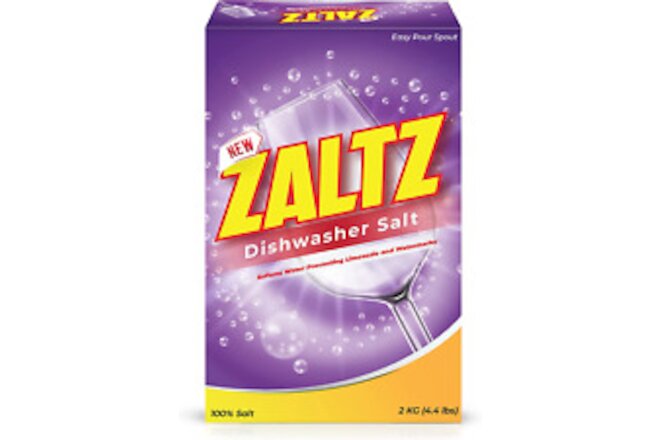 Zaltz Dishwasher Salt - Dishwasher Rinse Aid, Water Softener, Dishwasher Cleaner