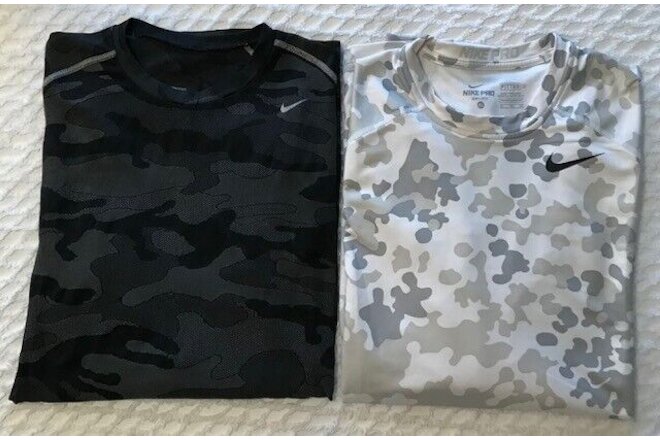 Nike Unique Dri-Fit Polyester/Blend Performance Shirts Lot of 2 (Retail:110.00)