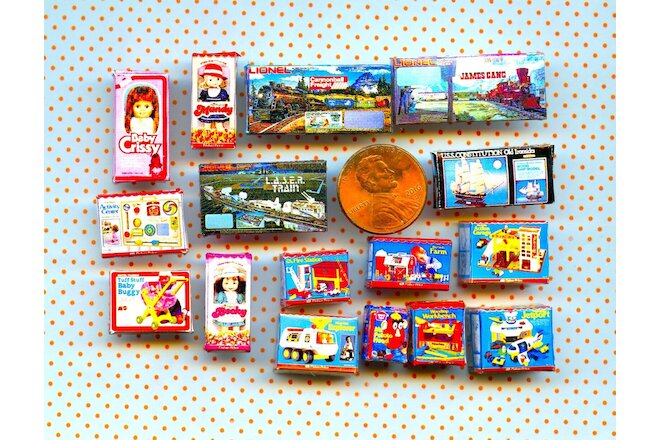 Half Scale 1:24 Dollhouse Miniatures Visual Grab Bag Sale Lot   #  3178