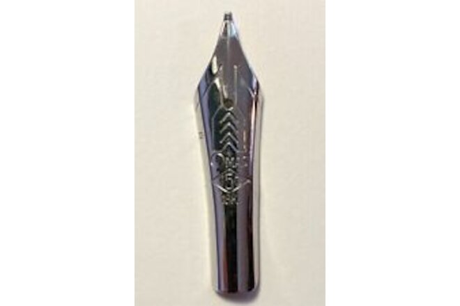 Omas oversized fountain pen nib 18k gold Broad tip–pre 2005 NOS