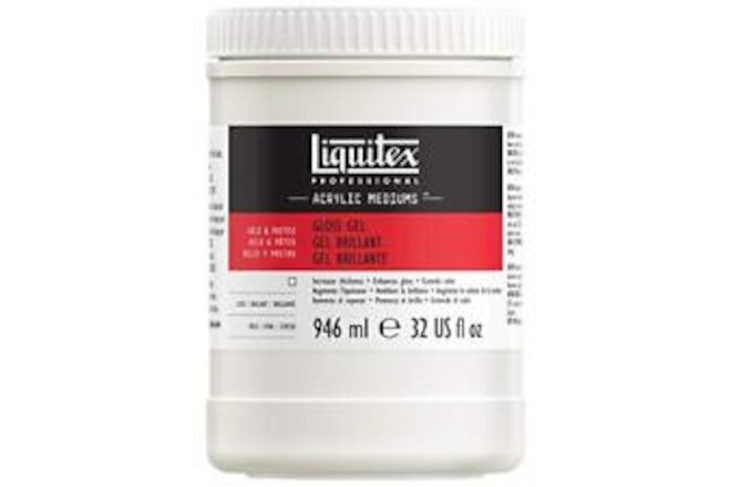 Liquitex Professional Gloss Gel Medium, 946ml (32-oz)