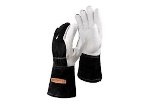 Premium Goatskin TIG Welding Gloves | Top Grain Leather | X-Large (Pack of 1)