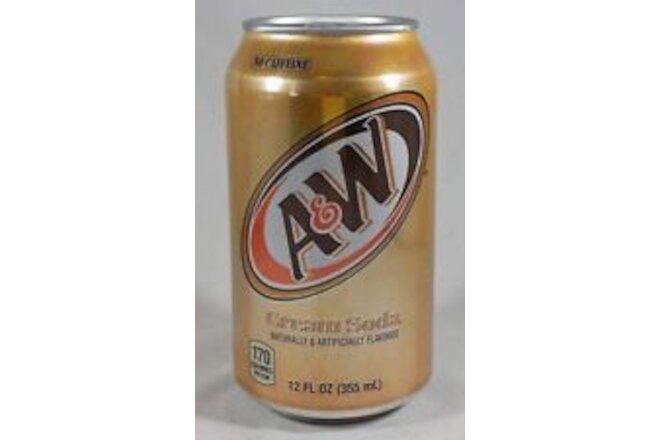 A&W Cream Soda “Blast from the Past” FULL NEW 12oz 355ml Can Dr. Pepper 7up 2023