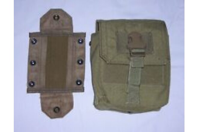Eagle Industries M60 Ammo Dump Pouch With Lid & Divider MOLLE Khaki