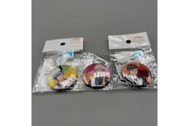 A3! Lot of 3 Badges 1.5" Misumi Ikaruga, Citron & Omi Fushimi Anime Buttons Pins