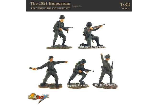 ✙ 1:32 21st Century Toys Ultimate Soldier WWII German Army Soldier 5 Figure Set