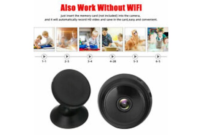 Mini Wireless Hidden Spy CamerasecurityHome Security 1080P HD Night Vision Cam