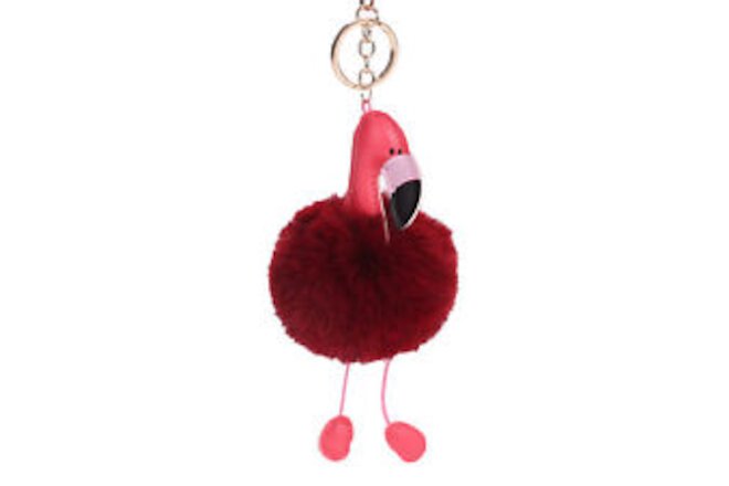 Keys Fake Fur Ball Exquisite Adorable Fur Ball Fluffy Key Chain Bright Colors