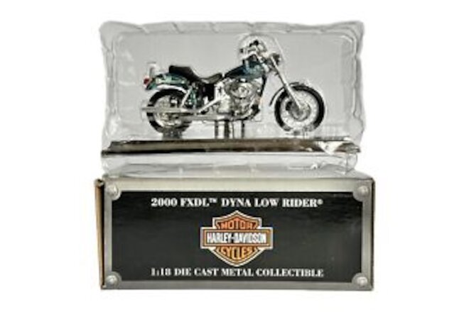 Harley Davidson Motorcycle Model 2000 FXDL Dyna Low Rider 1:18 Scale Avon w COA