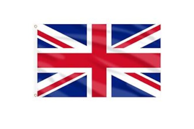 Union Jack Flags 5ft x 3ft, 1pcs/2pcs Great Britain British Flags - Double Si...