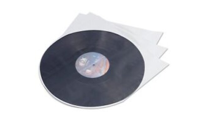 50 Pcs 12 Inches Vinyl Record LP Record Inner Plastic Anti-static Sleeves Bag...