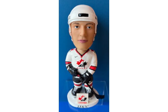 JOE SAKIC (NHL HOF) TEAM CANADA OLYMPIC BOBBLEHEAD. NEW IN BOX.