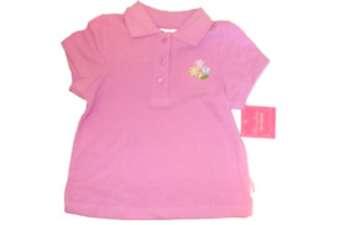 Mary Jane by Buster Brown Top Girls Size 4 Pink Short Sleeve NWT