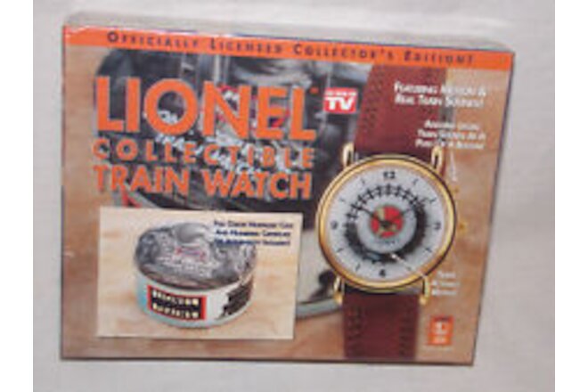 Lionel Collectible Train Hand Watch Collector's Edition NEW in BOX Sealed