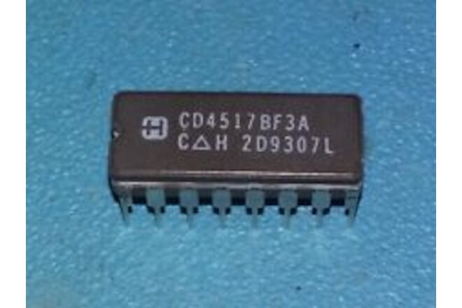 CD4517BF3A, lot of 9 Shift Register Dual 64-Bit Serial to Parallel CDIP (E15)