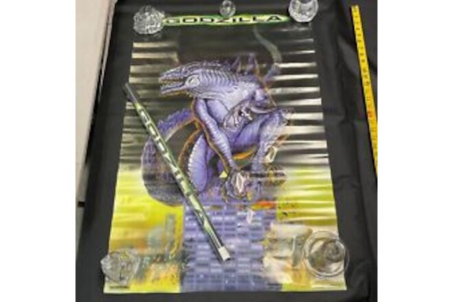 Godzilla 1998 Artistic Promotional Movie Poster 23 x 35 SEALED P33