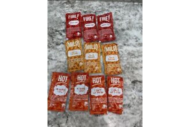 Taco Bell Sauce Packets MARRY ME & Responses 10 Packs Yes To Forever, etc.