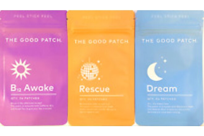 12 Patches | The Good Patch RESCUE 4 Patches, B12 AWAKE 4 Patches, DREAM 4 Pat.