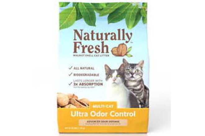 Walnut-Based Ultra-Odor Control Multi-Cat Quick-Clumping Cat Litter 26 lb. bag