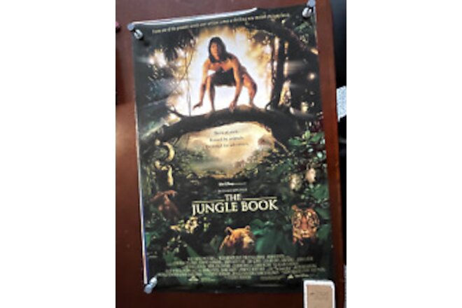 THE JUNGLE BOOK Vintage Adventure Movie Poster 1994 JASON SCOTT LEE, CARY ELWES