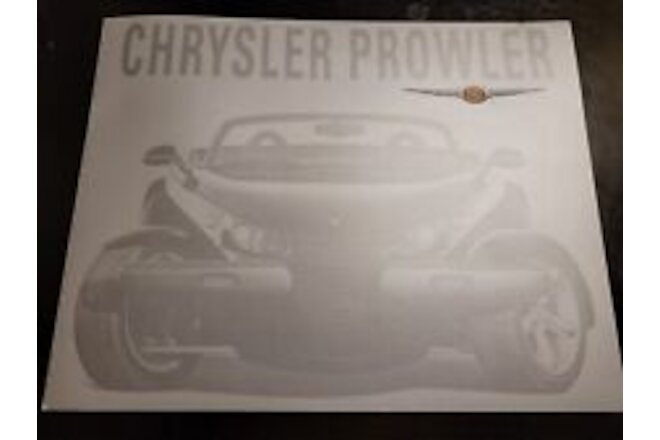 Mopar Plymouth Prowler Fold-Out Brochure