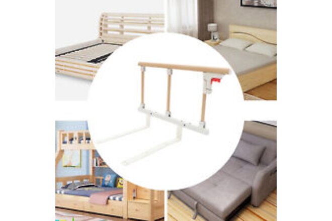 Foldable Bed Rails for Elderly Adults Grab Bar Bed Hand Rails Assist Rail Handle