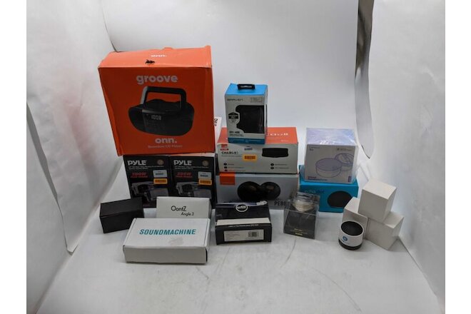 Assorted Speakers and Audio Equipment Lot of 17