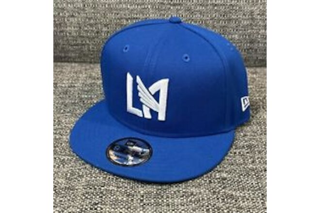 New Era LAFC Snapback Hat 9fifty Blue White Los Angeles FC MLS Soccer Cap Rare
