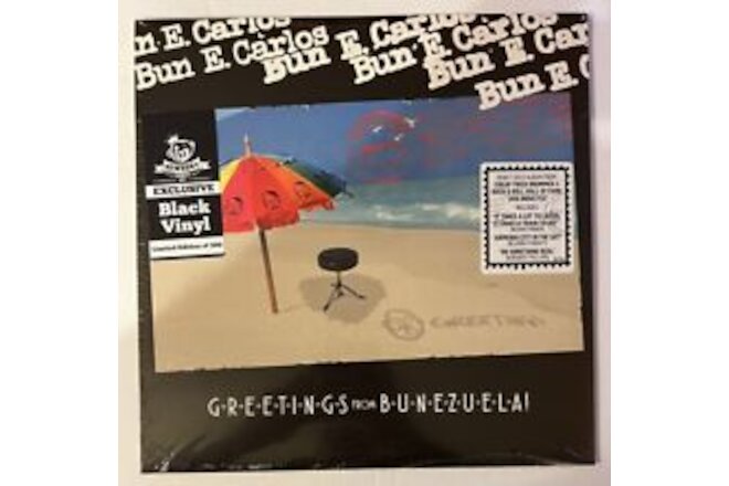 Bun E Carlos-Greetings From Bunezuela Rare Vinyl Only 500 Copies New Sealed
