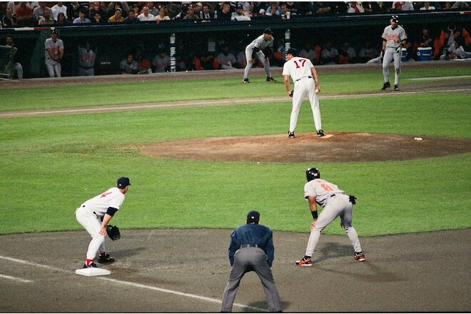 JT27-9 1999 Baseball Boston Red Sox Baltimore Orioles (22pc) ORIG 35mm Negatives