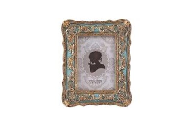 Vintage Small Picture Frame 2.5x3.5 Antique Ornate Mini Photo Frame, Table To...