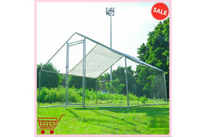 10x10 ft Walk in Coop Chicken Run Backyard Hen House Poultry Rabbit Cage w/Cover