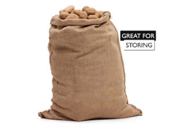 1Pcs Burlap Bags, Burlap Sacks, Potato Sack Race Bags, Sandbags, Gunny Sack