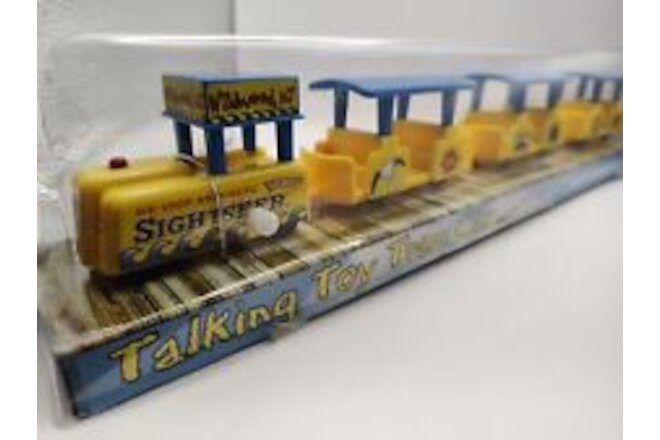 Vintage Talking Toy Tram Car Wildwood New Jersey Windup Toy New