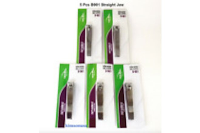 5 Pcs Nghia Professional Stainless Steel Clippers B-901 Straight Edge.