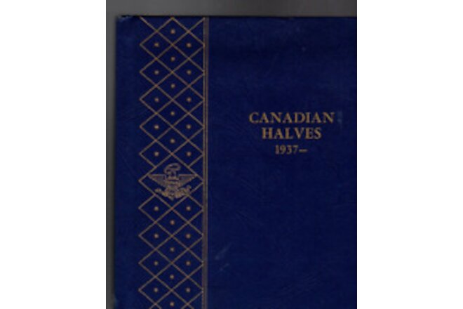 Canadian 50 Cents 1937- ??? 3 Page Whitman Album  NOS  NO COINS