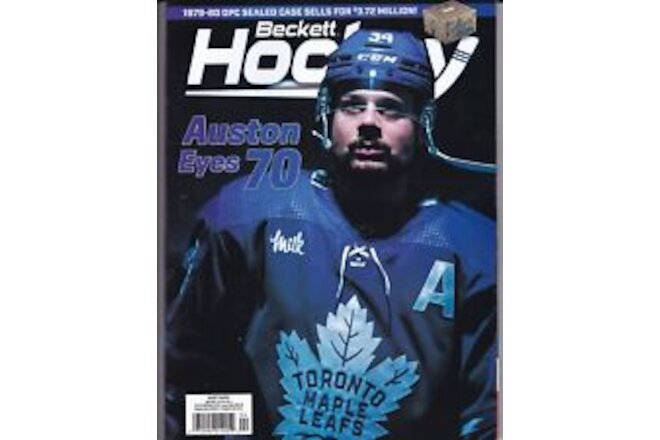 April 2024 Hockey Beckett Monthly Price Guide Vol 36 No 4 Auston Matthews