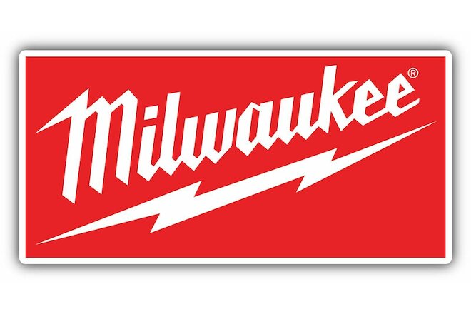 MILWAUKEE TOOLS STICKER DECAL TOOL BOX  2-PACK 4 X 2
