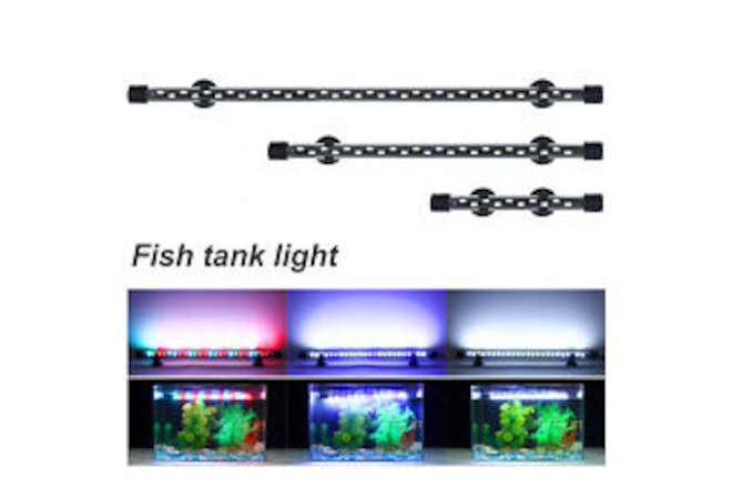 Aquarium Light Led 3 Modes Underwater Lamp Aquariums Lighting Decoration Compact