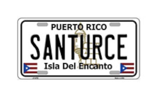 Santurce License Plate