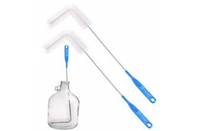 Carboy Brush, Cleaning 2 Piece 30 inch Nylon Brushes, and Stainless Steel Ext...
