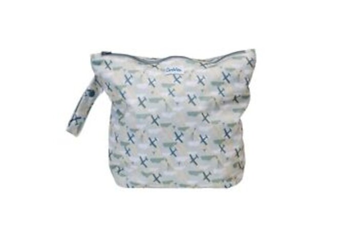 GroVia Reusable Zippered Wetbag for Baby Cloth Diapering, Maverick, 12"x12"