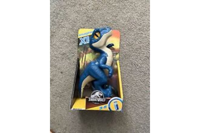 Fisher Price Imaginext XL Jurassic World Blue Raptor NEW IN BOX!