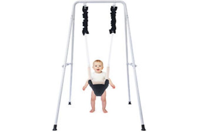 Baby Jumper Baby Swing Indoor Outdoor Baby Jumpers &Bouncers with Foldable Stand
