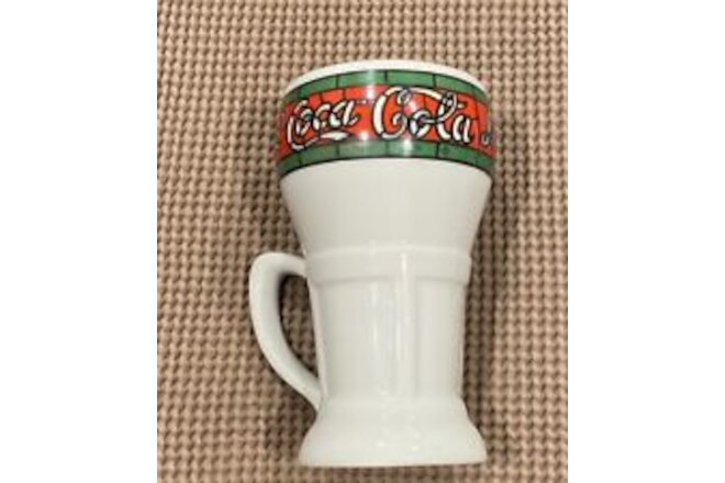 Vintage Coca Cola White Milk Glass 'Drink' Mug/Cup