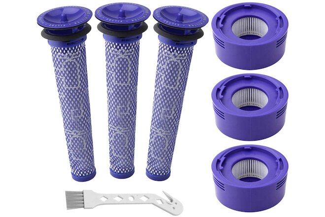 6 Pack Filter Replacement for Dyson V7 V8 Animal and V8 Absolute Cordless Vacuum