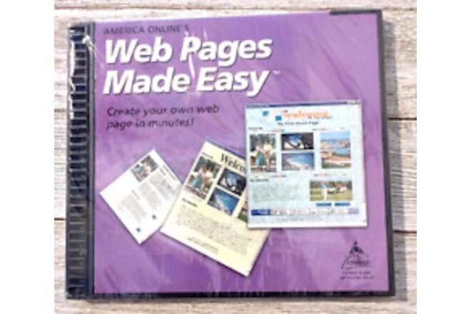 America OnLine's Web Pages Made Easy CD