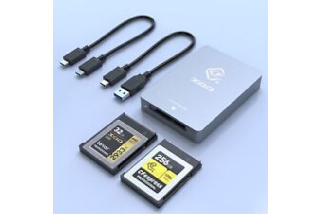 CFexpress Type B Card Reader and XQD Card Reader,USB 3.2 Gen 2 10Gbps Thunder...