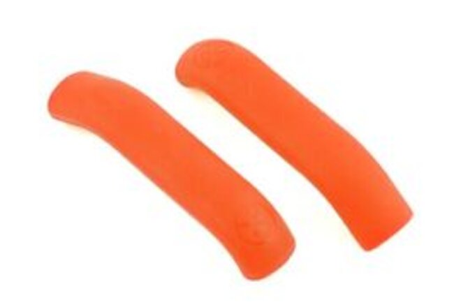 STICKY FINGERS Brake Lever Covers for BMX Freestyle Mountain Bikes ORANGE
