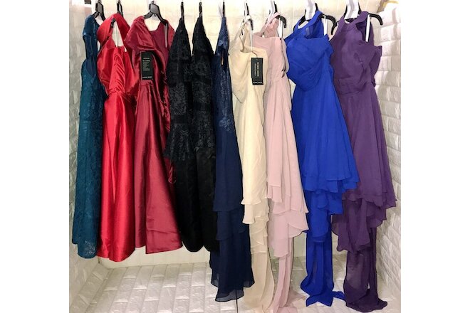 Wholesale Lot of 10 Women's Prom Bridesmaid dresses Formal Party Wedding dress
